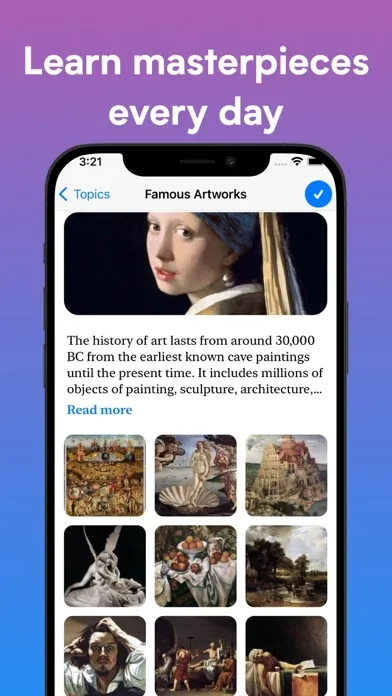Tangkapan layar Art History & Painting - Artly