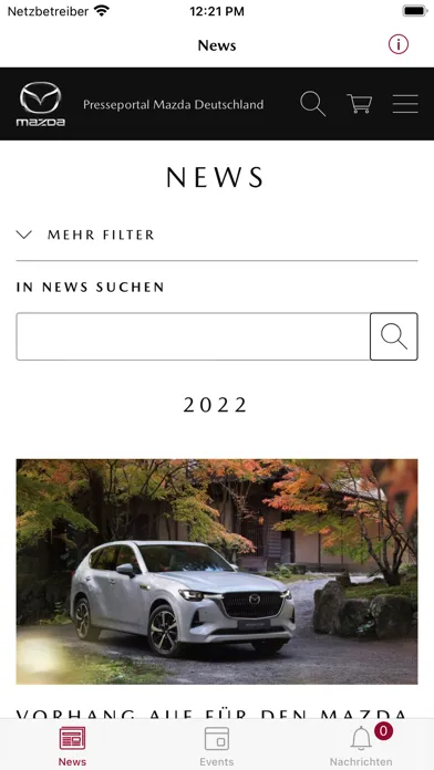 Tangkapan layar Mazda Media