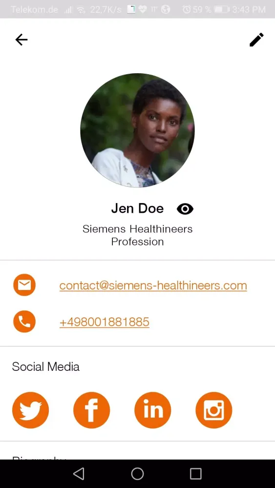 Siemens Healthineers Events应用截图