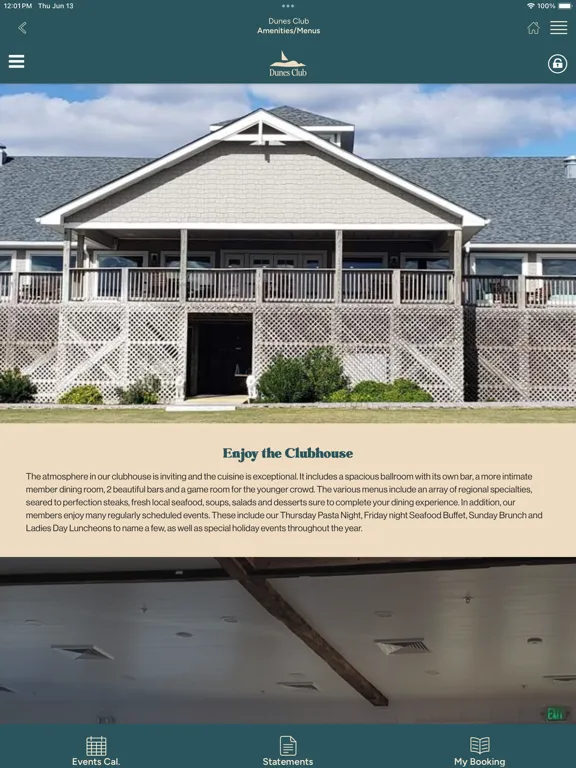 Capturas de tela do The Dunes Club, NC iPad 