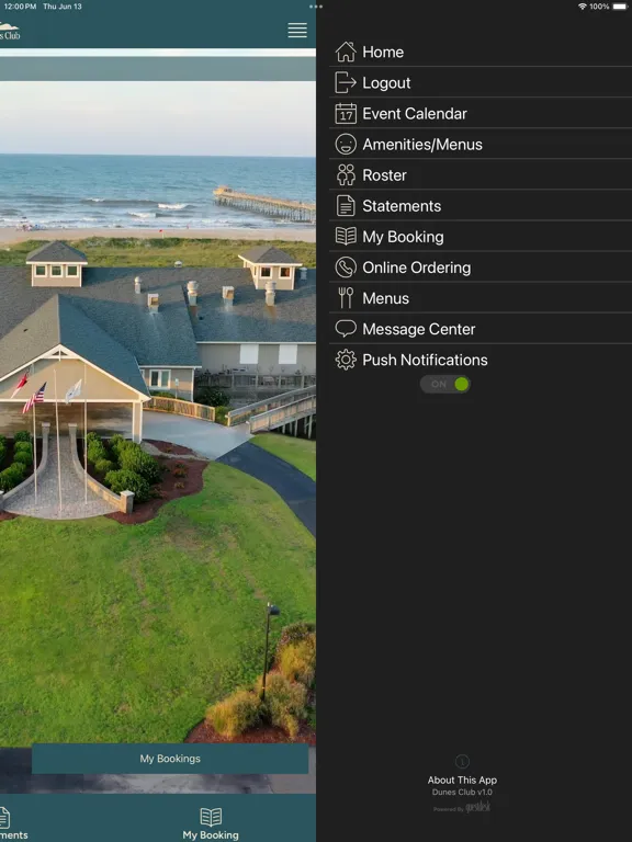 Capturas de tela do The Dunes Club, NC iPad 