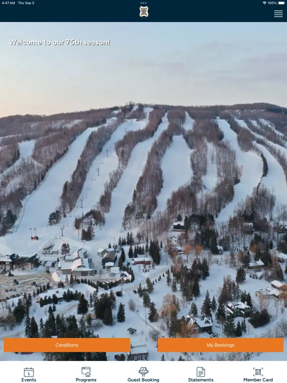 Capturas de tela do Osler Bluff Ski Club iPad 
