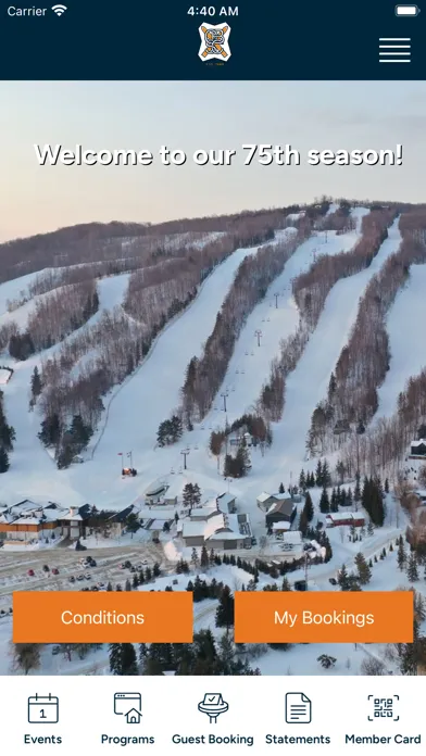 Capturas de tela do Osler Bluff Ski Club