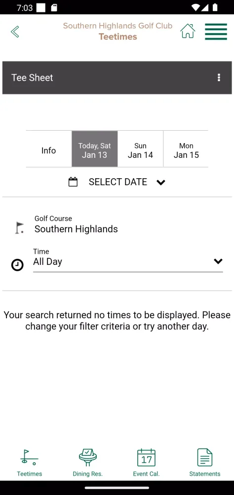 Southern Highlands Golf Club Screenshots
