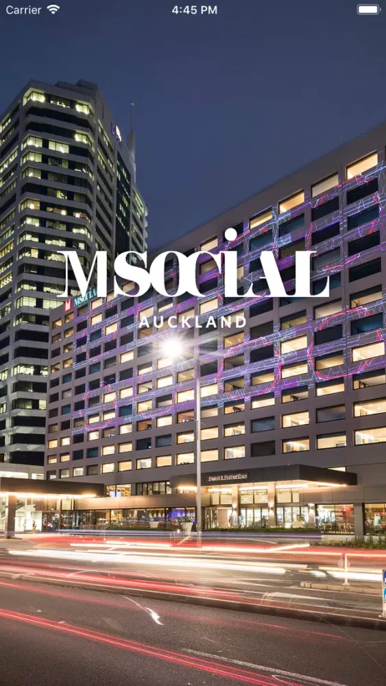Tangkapan skrin M Social Auckland