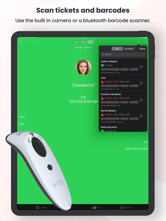 Capturas de tela do Guest Manager Check In iPad 