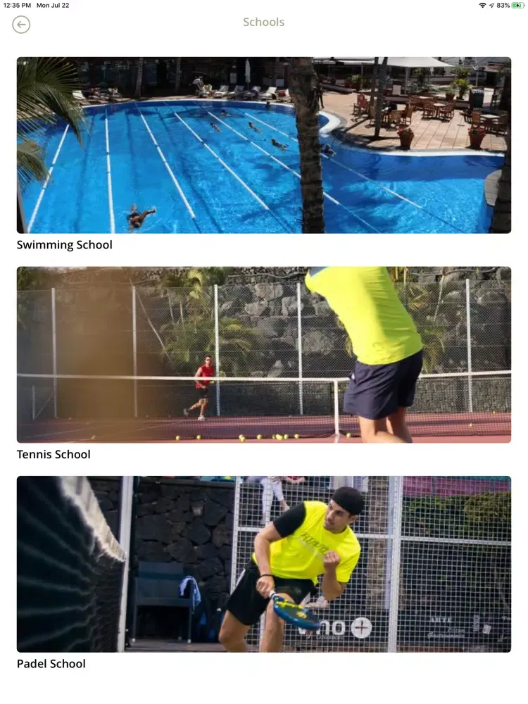 Captures d'écran de Centro Deportivo Fariones iPad 
