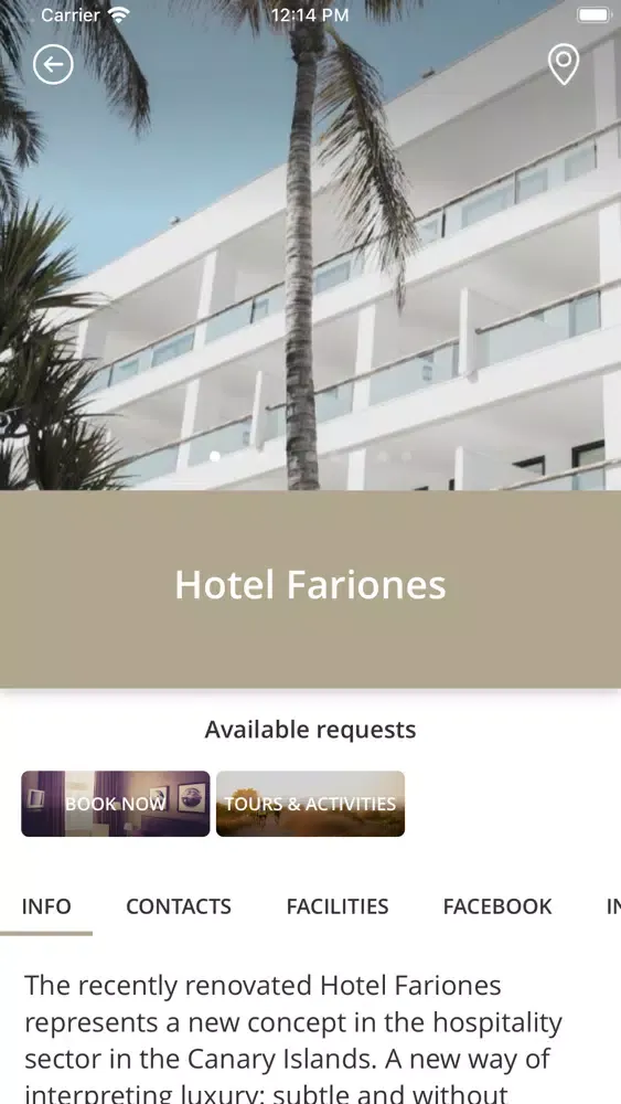 Hotel Fariones स्क्रीनशॉट