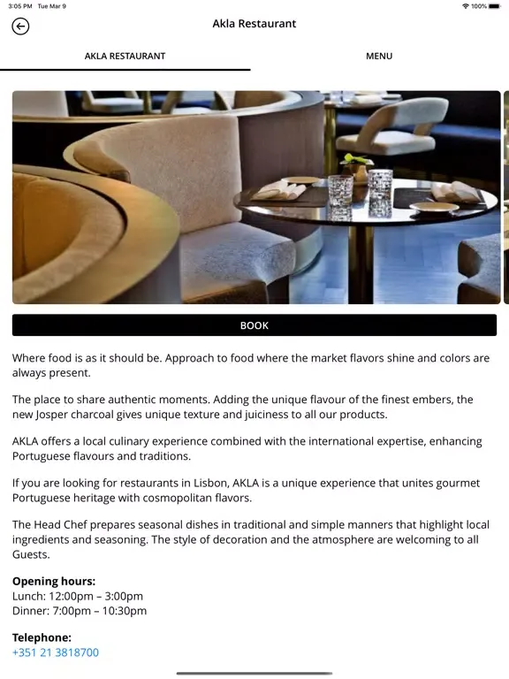InterContinental Lisbon iPad  スクリーンショット