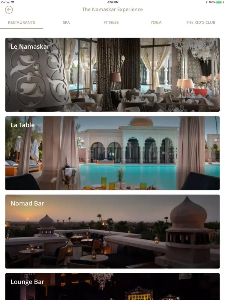 Zrzuty ekranu Palais Namaskar iPad 