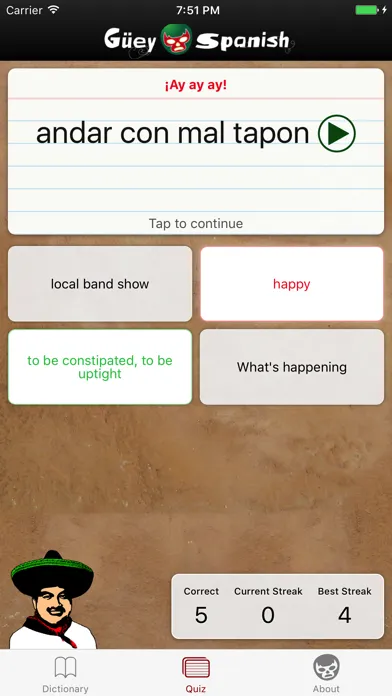 Güey Spanish স্ক্রিনশট