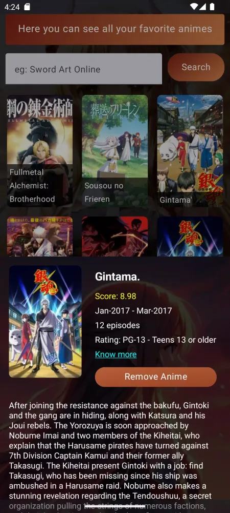 Скриншоты ASUNA ANIMES