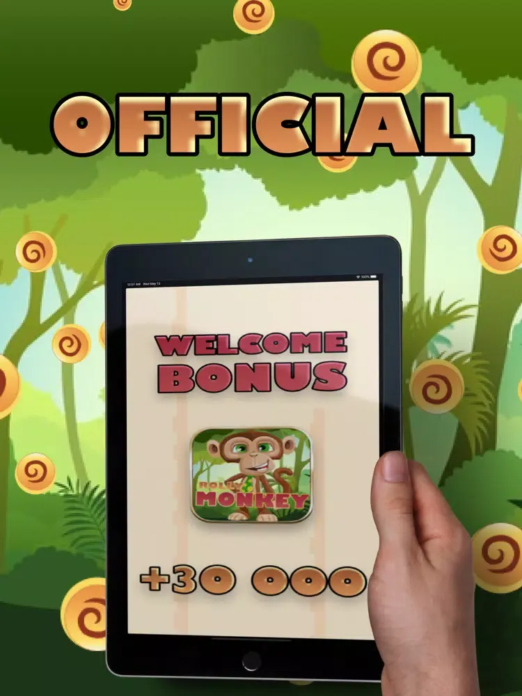 Tangkapan skrin Rоlly Monkey iPad 