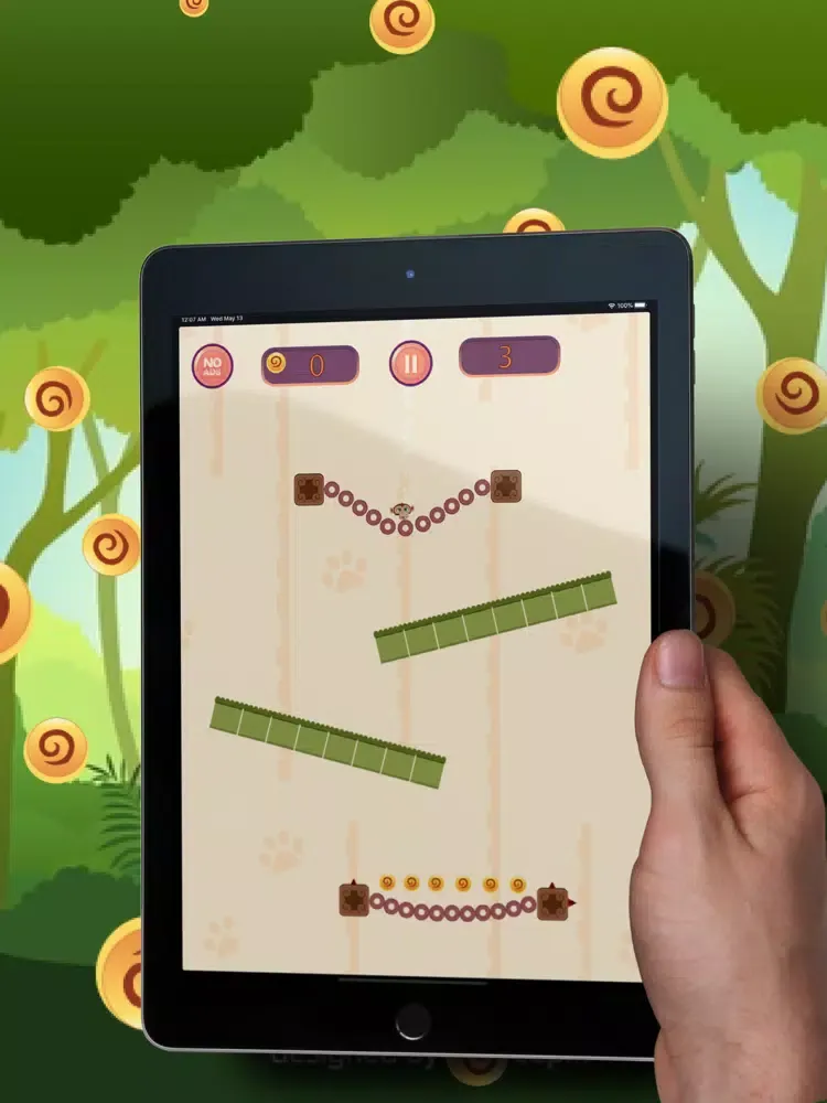 Tangkapan skrin Rоlly Monkey iPad 
