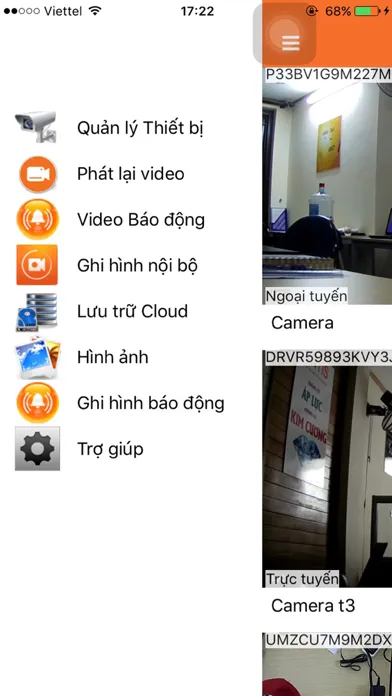 Tangkapan layar VNTIS IPCam