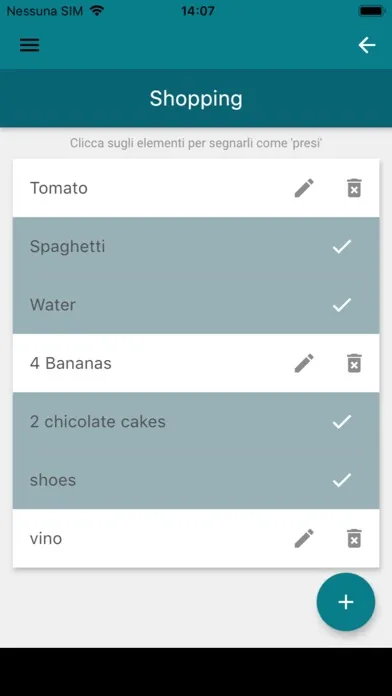 Zrzuty ekranu Lista Spesa Facile