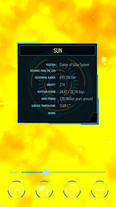 Ảnh chụp màn hình của Solar System Augmented Reality