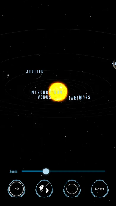 Ảnh chụp màn hình của Solar System Augmented Reality