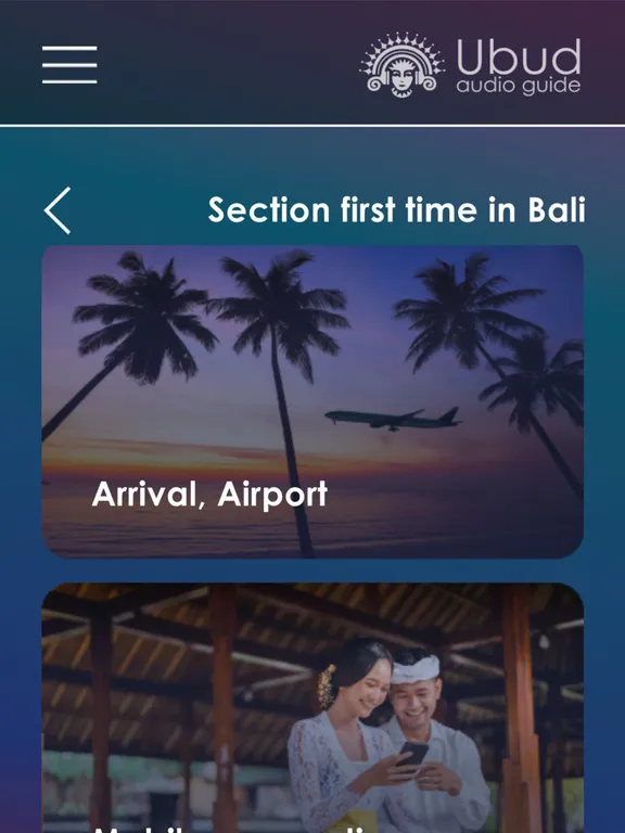 Ubud audio guide iPad  Ekran Görüntüleri