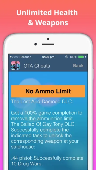 Cheats for GTA vice city Screenshots