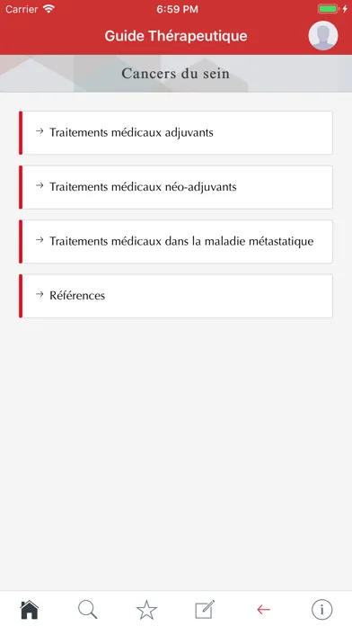 Tangkapan layar Guide Thérapeutique Amfrom
