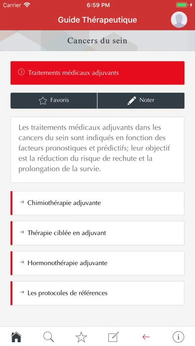 Tangkapan layar Guide Thérapeutique Amfrom