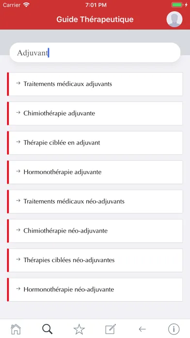 Tangkapan layar Guide Thérapeutique Amfrom