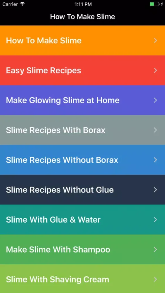 Capturas de pantalla de How To Make Slime - DIY Slime Making For Kids