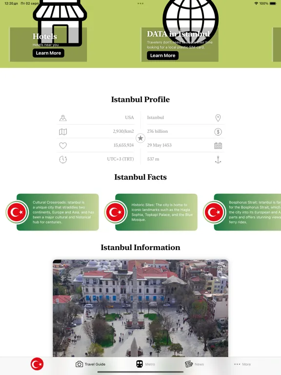 Istanbul  Guide and Subway map iPad  স্ক্রিনশট