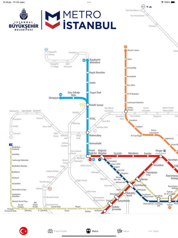 Istanbul  Guide and Subway map iPad  স্ক্রিনশট
