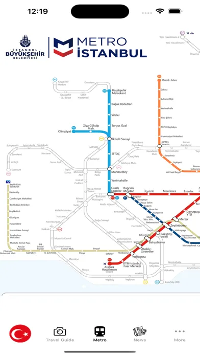 Istanbul  Guide and Subway map স্ক্রিনশট