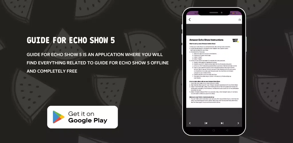 Zrzuty ekranu Guide for Echo Show 5