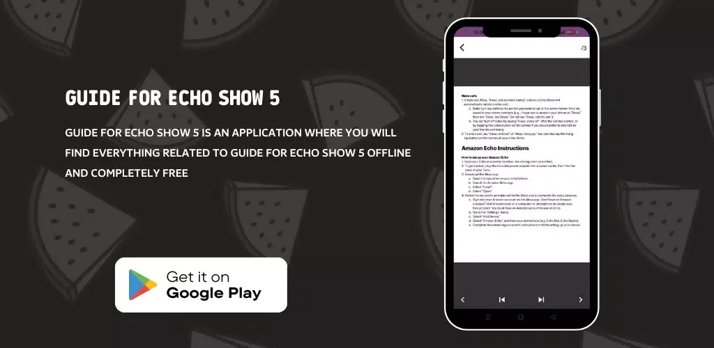 Zrzuty ekranu Guide for Echo Show 5
