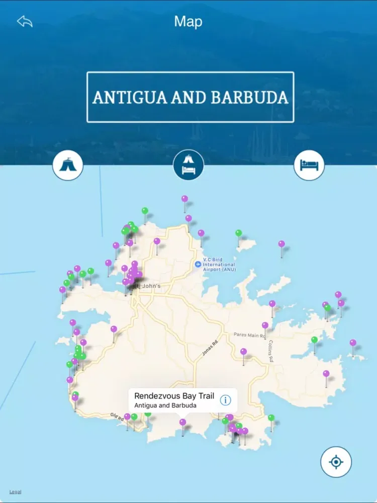 Tangkapan skrin Antigua and Barbuda Tours iPad 