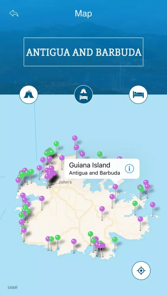 Tangkapan skrin Antigua and Barbuda Tours