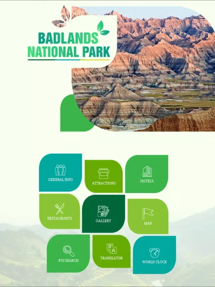 Badlands National Park Tourism iPad  স্ক্রিনশট