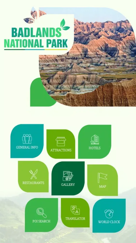 Badlands National Park Tourism স্ক্রিনশট