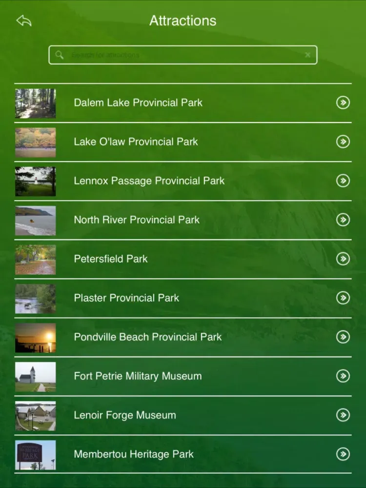 Capturas de tela do Cape Breton Highlands National Park Travel Guide iPad 