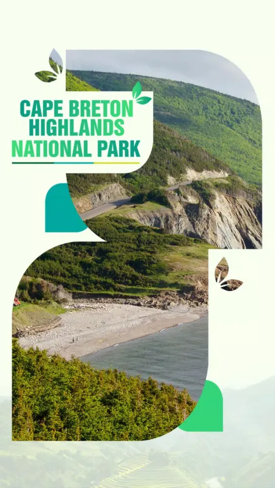 Capturas de tela do Cape Breton Highlands National Park Travel Guide