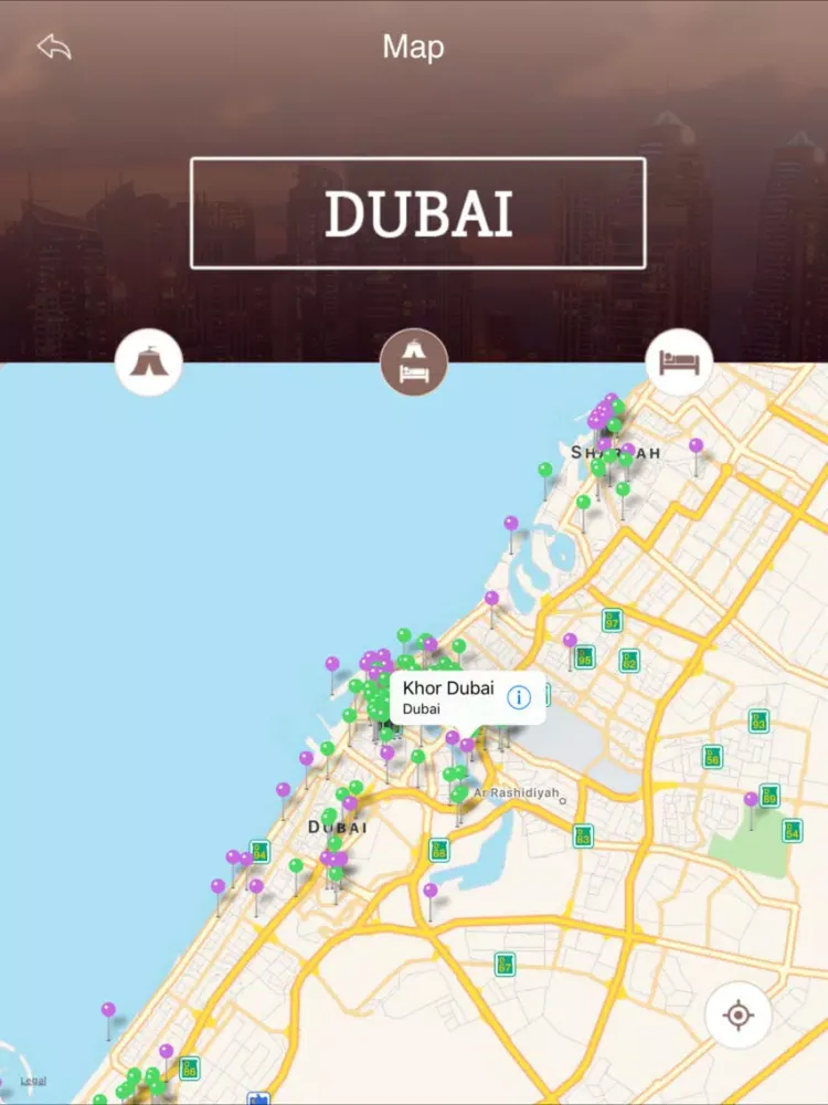 Tourism Dubai iPad  Screenshots
