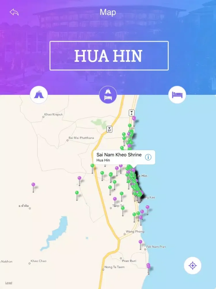 Hua Hin Travel Guide iPad  Screenshots