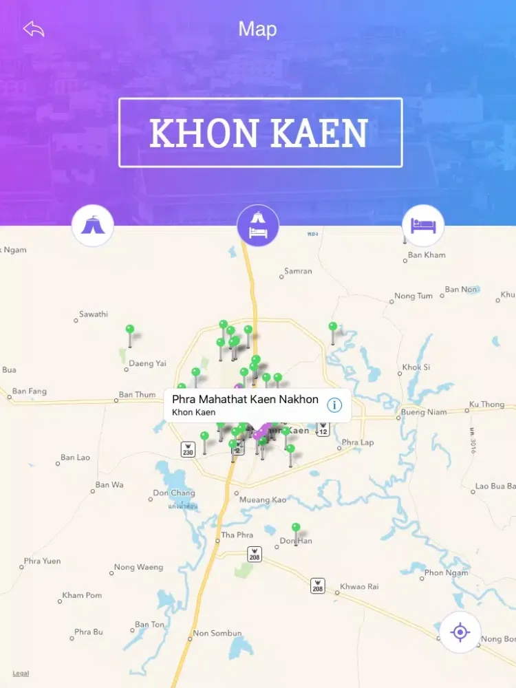 ภาพหน้าจอของ Khon Kaen Travel Guide iPad 