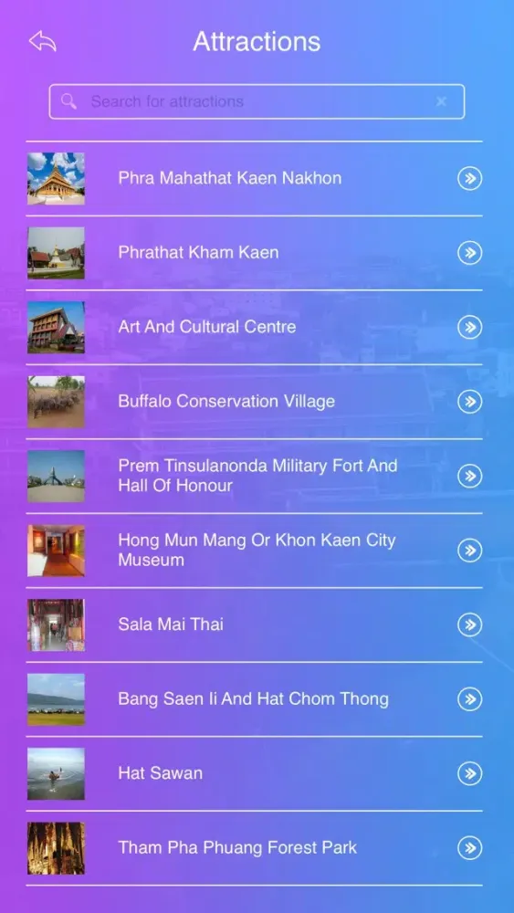 ภาพหน้าจอของ Khon Kaen Travel Guide