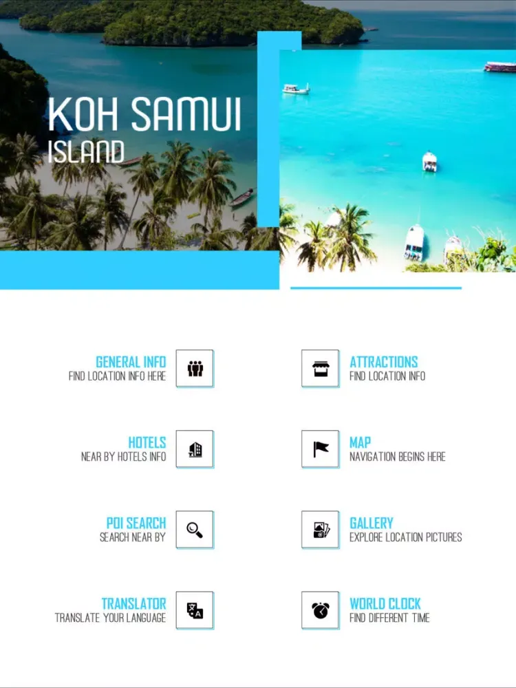 تصاویر Koh Samui Island Tourism Guide iPad 