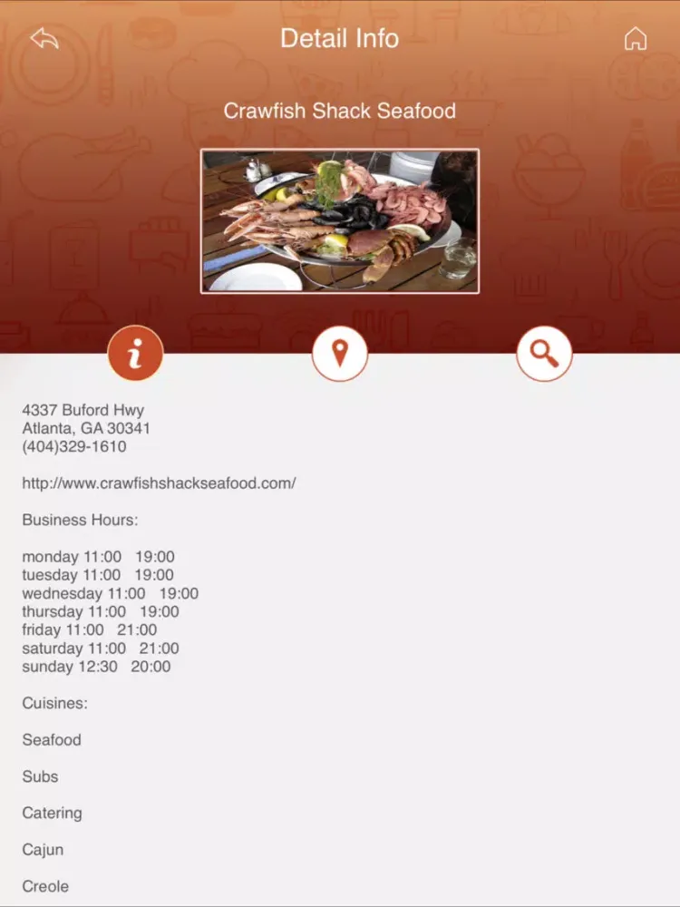 The Layover Restaurants iPad  Screenshots
