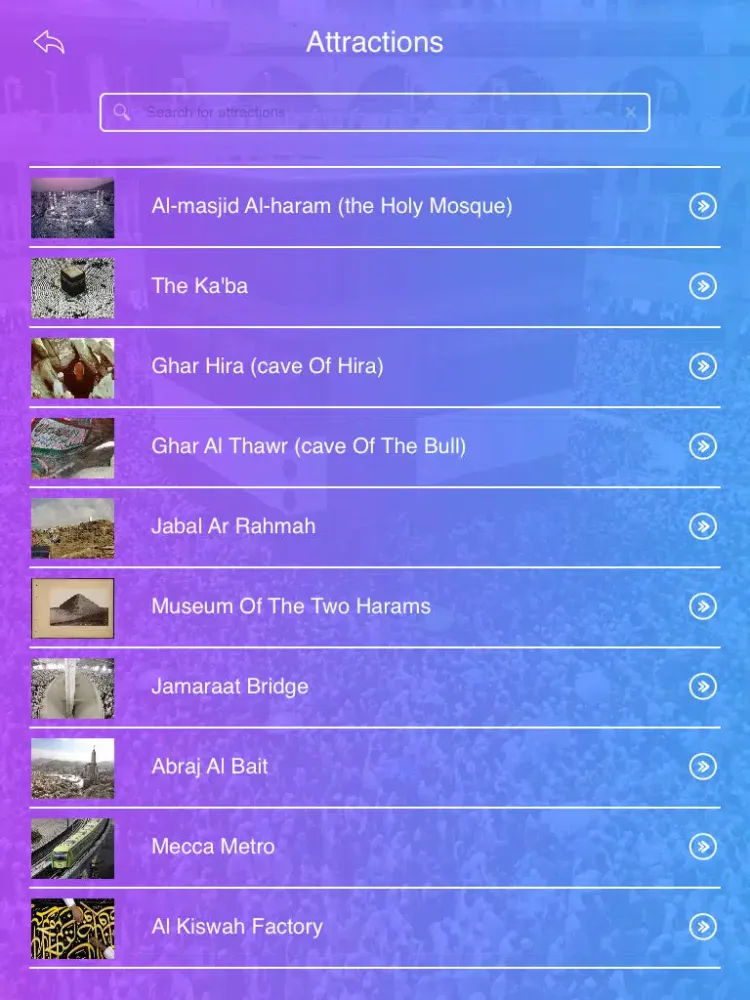 Mecca Travel Guide iPad  स्क्रीनशॉट