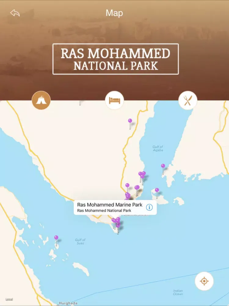 Ras Mohammed National Park Tourism iPad  스크린샷