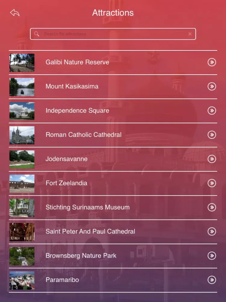 Tourism Suriname iPad  스크린샷