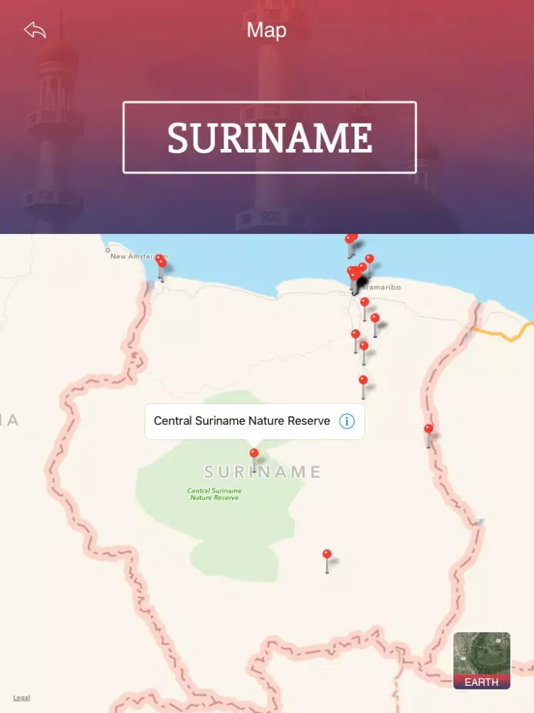 Tourism Suriname iPad  스크린샷