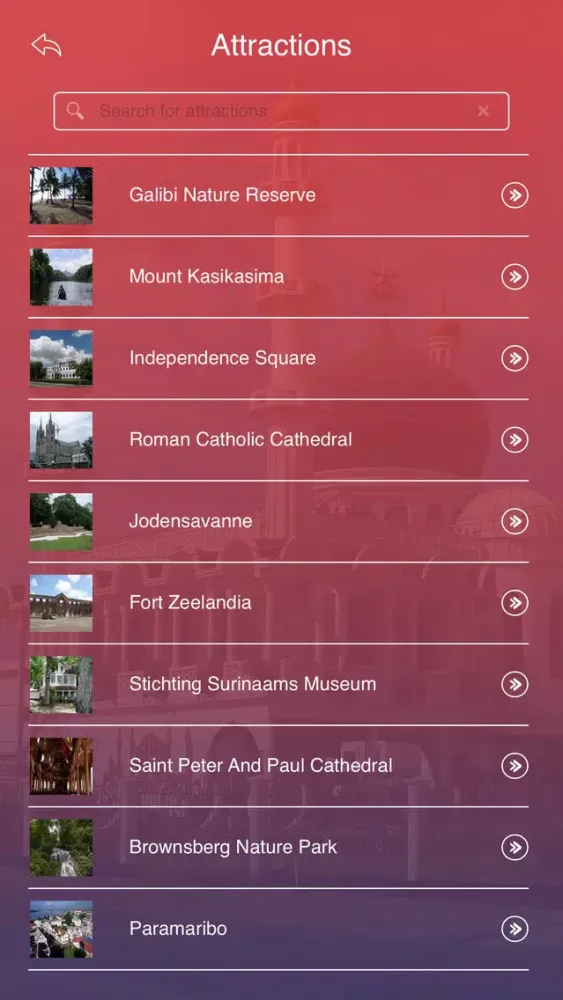 Tourism Suriname 스크린샷